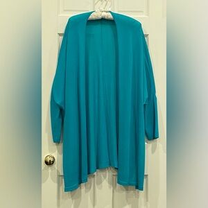 Chico’s Turquoise Women's Long flowing Duster